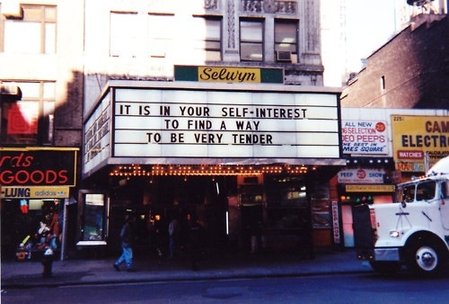 cc Flickr Franseco Sagnolo photostreamJenny Holzer a way to be very tender